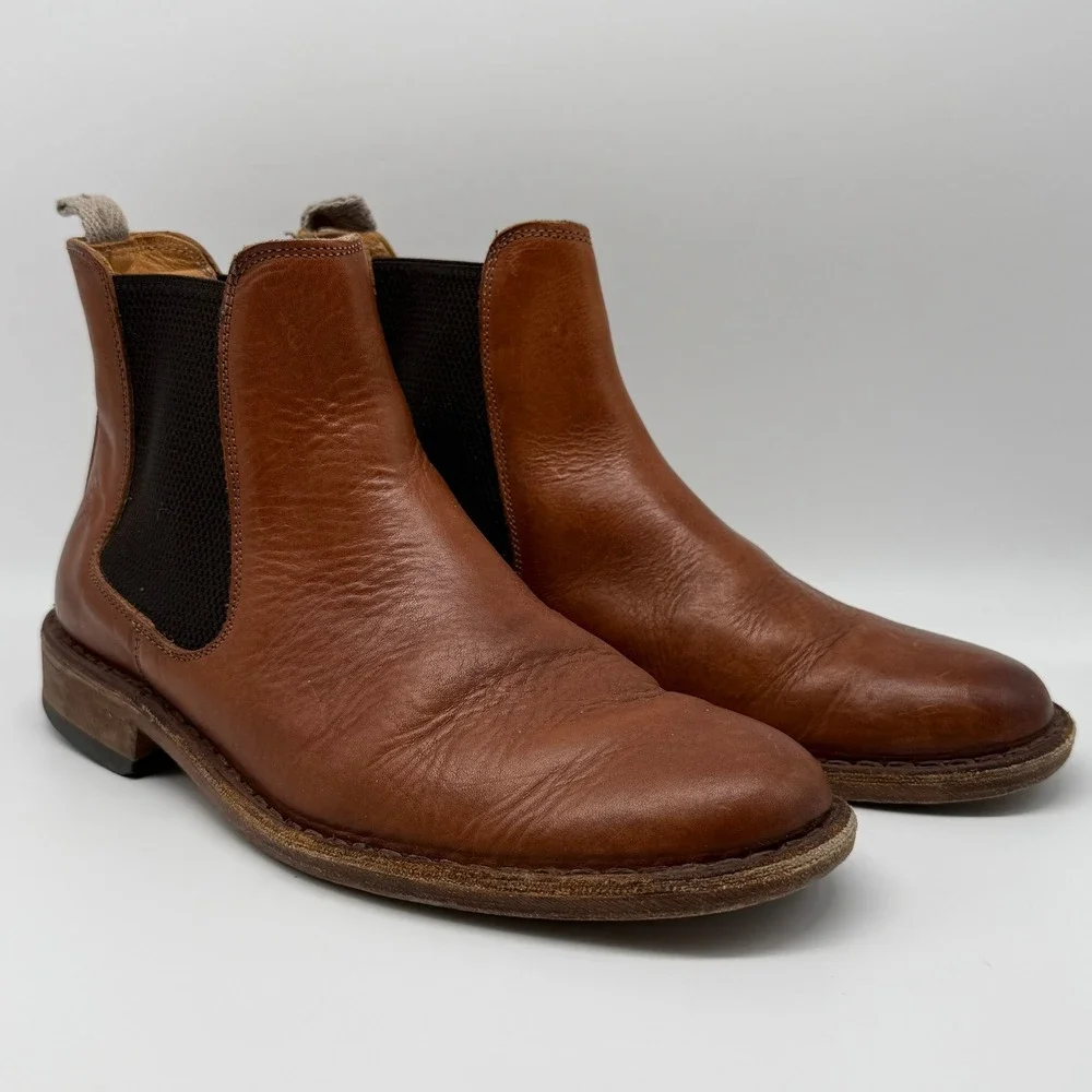 Astorflex Bitflex Chelsea Boots Mens EU43 US10 Leather Handmade Made in Italy
